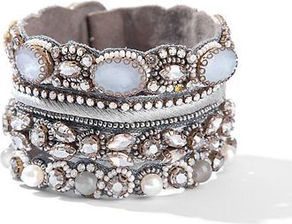 Deepa Gurnani Brixie Stone Bracelet