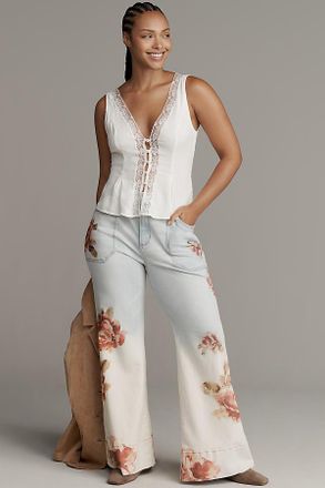 Pilcro The Rylan Relaxed High-Rise Flare Jeans by Pilcro