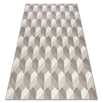 RugsX RugsX Flat Rug in Beige | Size: 160 cm x 230 cm