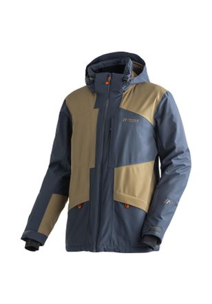 Maier Sports Skijacke MAIER SPORTS Bukovel, Herren, Gr. 48, dunkelgrau, 100% Polyester, hoch geschlossener Ausschnitt, Jacken Skijacke, Herren Winterjacke mit RV-T