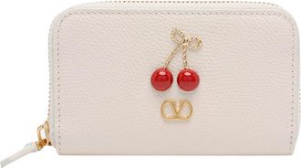 Valentino Garavani White Cherryfic Wallet
