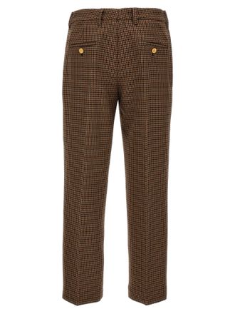 Prada Womens Brown Virgin Wool Casual Pants