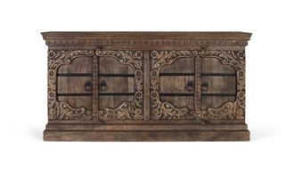 Giner&Colomer Aparador con cuatro puertas fabricado a mano en madera de mango