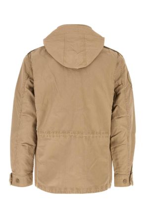 Polo Ralph Lauren Mens Beige Cotton Jacket Rlkhakiwashed Exterior: Giacche E Gilet