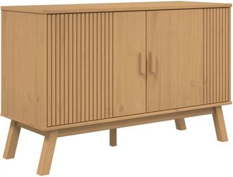 vidaXL Vidaxl - Aparador olden madera maciza de pino marrón 114x43x73,5 cm