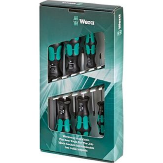 Wera Juego De Destornillador - Hexagonal - Cabeza Esf&eacute;rica, 6 Unidades, Contenido : 2 3 4 5 6 8 Mm
