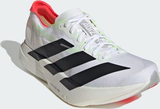 adidas adidas Performance Mens Adizero Adios Pro 4 Shoes - White & Black - Size UK 6.5