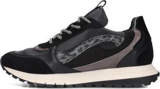 Notre-V Rylie-01 Dames Sneakers - Dames - Sneakers - Zwart - 40 EU - Leer - Schoenen