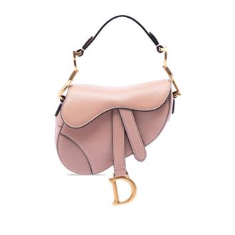 Dior Pre-owned Dior Micro Goatskin Saddle Bag Ladies JTI0MBHPXE356MWG
