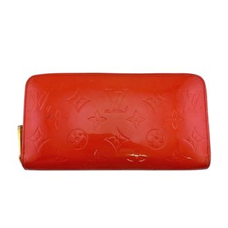 Louis Vuitton Vernis Red Color Vernis Leather Long Wallet (Bi-Fold) (Pre-Owned)