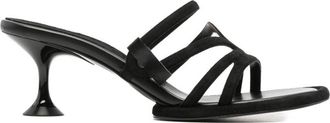 Sergio Rossi Wildleder-Absatzsandalen