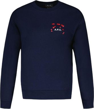 A.P.C. Valentin Sweat - Cotton - Blue