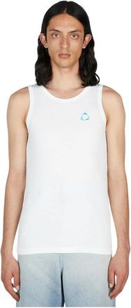 Botter Dolphin Tank Top - Heren - Tops zonder mouwen - Wit - S - Katoen - Tops