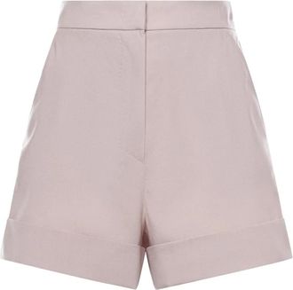 Max Mara Korte Broeken, Dames, Paars, S, Wol, Celebre Shorts