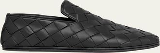 Bottega Veneta Mens Sunday Napa Intrecciato Slippers