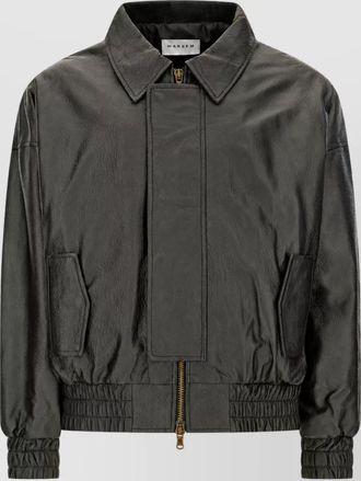Mars&eacute;m leather jacket
