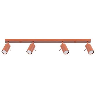 Sollux Lighting L&aacute;mpara de techo ocre rojo acero alt. 81 cm