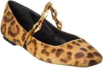 Jimmy Choo London Diamond Tilda Haircalf Flat