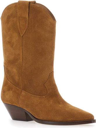 Isabel Marant Womens Cowboy Boots Duerto Brown Suede