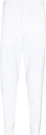 Dsquared2 Iconische Witte Katoenen Joggingbroek - Heren - Sweatpants - Wit - XL - Katoen - Broeken