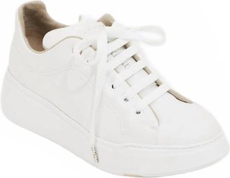Max Mara Womens Maxiv Sneakers In Optical White