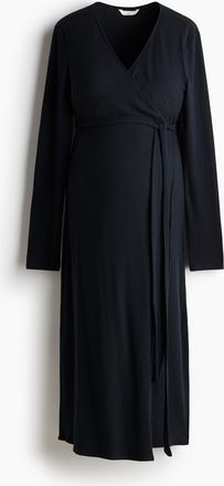 H&M MAMA Stillkleid im Wickelschnitt - Blue