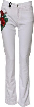 Dolce & Gabbana Dames, Jeans, Wit, Maat: 2XS Denim