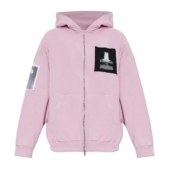 Balenciaga Hoodies & sweatvesten, Dames, Roze, S, Katoen, Hoodie