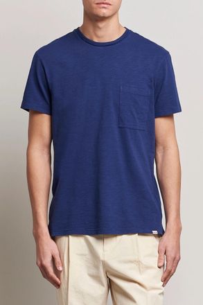 Orlebar Brown Classic Cotton Tee In Indigo