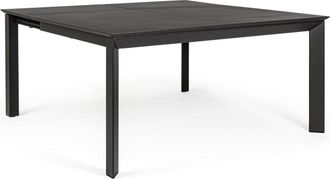 Konte Design Mesa extensible de aluminio antracita 160×110 cm - 160×160 cm