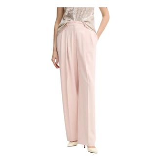 Theory Japanese Admiral Crepe Broek - Dames - Wijde Broeken - Roze - M - Broeken