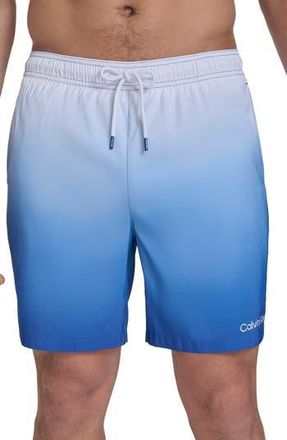 Calvin Klein Core Volley Swim Trunks in Blue at Nordstrom Rack, Size X-Large