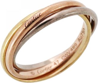 Cartier Yellow Gold (18K) Pink Gold (18K) White Gold (18K) Band Ring (Pre-Owned)