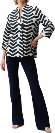 Joseph Ribkoff Classic Flared Pants In Midnight Blue