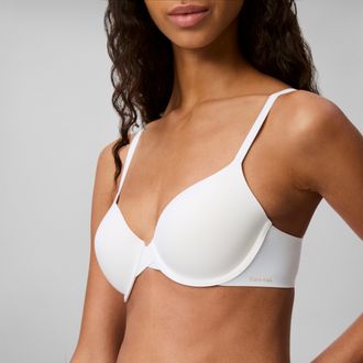 Calvin Klein Underwear B&uuml;gel-BH LL FULL COVERAGE, Damen, Gr. 70, Cup DD, weiss (wei&szlig;), Obermaterial: 79% Polyamid, 21% Elasthan, CALVIN KLEIN UNDERWEAR, unifarben, Basic, k&ouml;