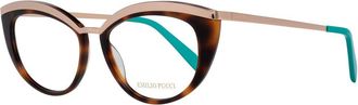 Emilio Pucci Brown Metal Glasses Womens (Frames)