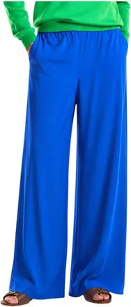 Cynthia Rowley Broeken, Dames, Blauw, XS, Polyester, Tour Pant
