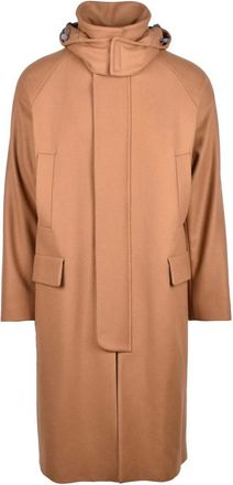 Hevò Hombre, Abrigos, Marrón, Talla: M