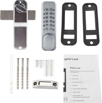OEM Cerradura Digital De Aleaci&oacute;n De Zinc - Seguridad Para Puertas De Garaje - Combinaci&oacute;n De 1 A 11 D&iacute;gitos - Resistente A La Intemperie