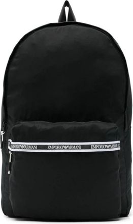Emporio Armani Logo Rugzak - unisex - Rugzakken - Zwart - ONE Size - Tassen
