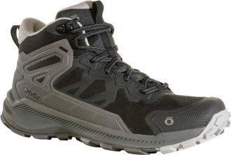 Oboz Footwear Mens Katabatic Mid Hiking Shoes In Black Sea