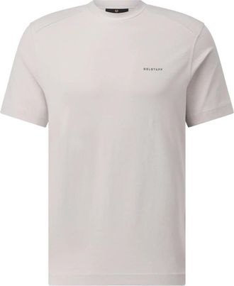 Belstaff Logo T-Shirt - Heren - T-shirts - Beige - 2XL - Katoen - Tops