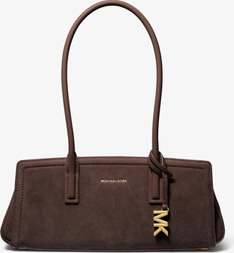 Michael Kors Laila Small Suede Shoulder Bag