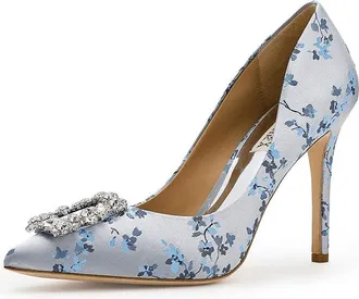 Badgley Mischka Cher Womens Shoes Light Blue : 7.5 M, Textile