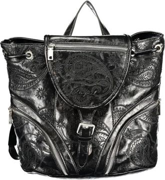 Desigual Zaino Medio Paisley - - Bags - Donna - Nero - ONE SIZE
