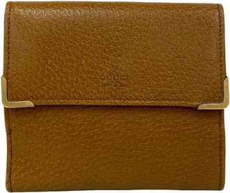Gucci Brown Leather Wallet (Bi-Fold) (Pre-Owned)
