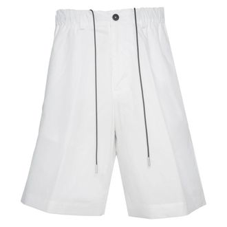 low brand Casual Shorts, male, White, Size: W34 Shorts