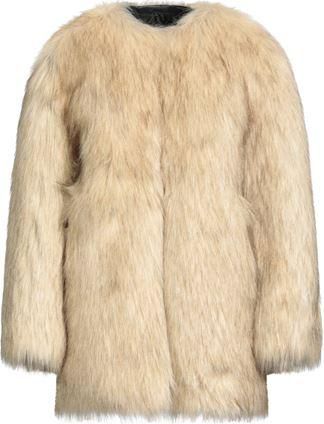 Khaite ROPA DE ABRIGO - Borreguito y pelo ecol&oacute;gico en YOOX.COM