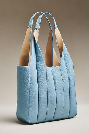 Melie Bianco Quilted Vegan Leather Harper Tote Bag