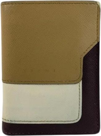 Marni Pre-owned Wallets, female, Beige, Size: ONE SIZE Pre-owned Leather Wallet